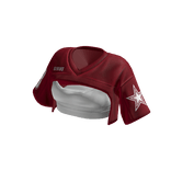 Star Cutout Jersey w/ White Top (Red)