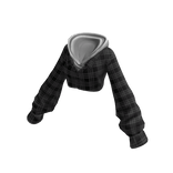 Vintage Longsleeve Flannel Top (Grey)