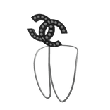 ↄc Studded Black Pendant in Mouth (3.0)