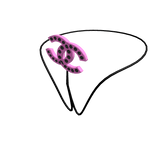 ↄc Studded Pink Pendant in Mouth