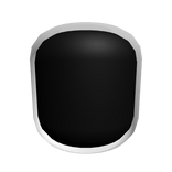 Cabeza oscura contorno blanco