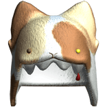 Calico Shark Cat Hood