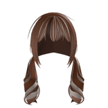 Calico Wavy Long Curly Dollette Pigtails 