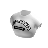 ✅California✅white crop top