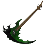 Calliope's Green Scythe Guitar