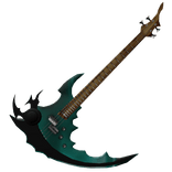 Calliope's  Turquoise Scythe Guitar