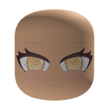 Calm Cute Coffee Girl Face