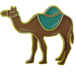Camel Enamel Pin