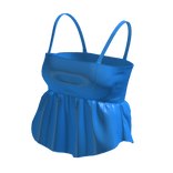 ☆ cami blue leather top