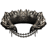 Camo Beaded Neck Fur