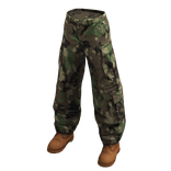 Camo Cargo Pants with Work Boots