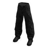 Camo Cargo Pants with Work Boots Black