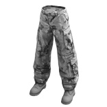 Camo Cargo Pants with Work Boots White