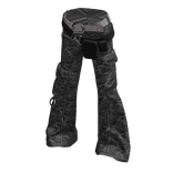 Camo military flare pants y2k_BTM532B_grey