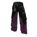 Camo Patched Jeans [pink]