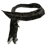 Camo Ruined Wrapped Neck Scarf Chrome Cross