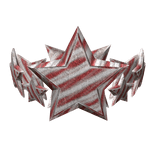 Candy Cane Star Crown