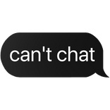 can't chat text
