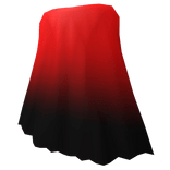 Cape Red Black Fade Halloween Dragon Vampire