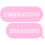 cappuccino assassino italian brainrot text