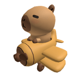 Capybara Pet  - Plane Shoulder (L)