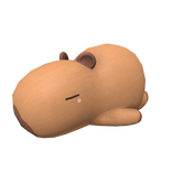 Capybara Sleeping on Left Shoulder