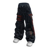 Cardboard Pants w/Sneakers (Blue)
