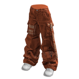 Cardboard Pants w/Sneakers (Orange)