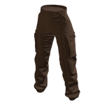 Cargo Pants with Strap - Brown