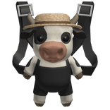  Carry a Baby Farm Cow Cute Front Pouch - Black