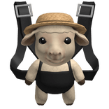 Carry a Baby Farm Sheep Cute Front Pouch - Black