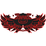 Cartoony Black & Red Hood Chains Wings Aura Combo