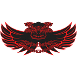 Cartoony Black & Red Hood Chains Wings Aura Combo