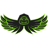 Cartoony Black&Green Hood Chains Wings Aura Combo