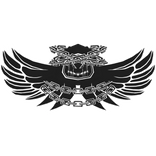 Cartoony Black&White Hood Chains Wings Aura Combo