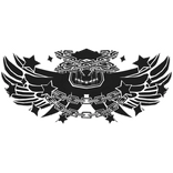 Cartoony Black&White Hood Chains Wings Aura Combo