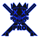 Cartoony Blue PRO Chain Necklace Mask Combo