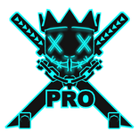 Cartoony Blue PRO Chain Necklace Mask Combo