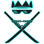 Cartoony Cyan Chain Shades Swordpack Combo