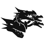 Cartoony Dragon Heads