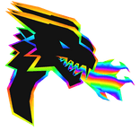 cartoony fire dragons