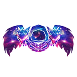 Cartoony Galaxy Hood Chain Dragon Wings Combo