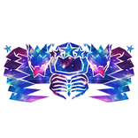 Cartoony Galaxy Hood Star Dragon Wings Combo