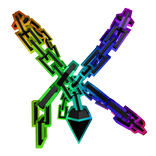 Cartoony Glowing Rainbow Body Chains