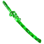 Cartoony Green Galaxy Katana🌌