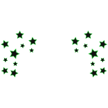 Cartoony Green Star Aura