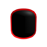 Cartoony Head: Red Outlines