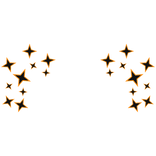 Cartoony Orange Diamond Aura