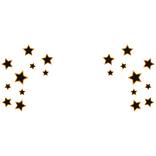 Cartoony Orange Star Aura
