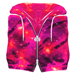 Cartoony Pink Galaxy Sleeveless Hoodie🌌